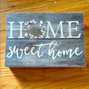 Rustic Home Sweet Home Sign